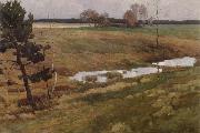 Walter Leistikow The breach oil painting